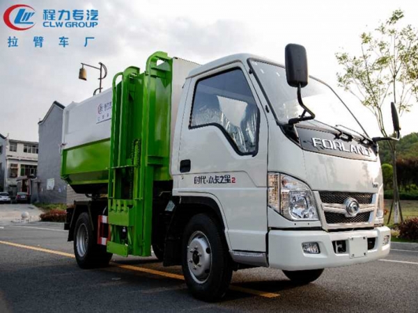福田小卡之星2挂桶式垃圾车 福田小卡之星2挂桶式垃圾车