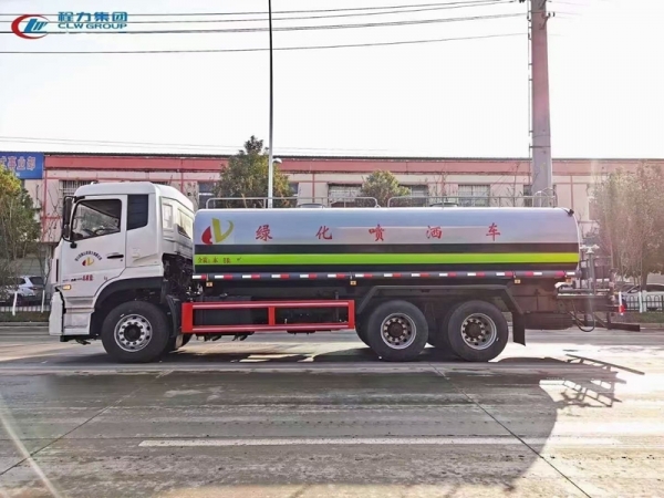 国六东风天龙绿化洒水车