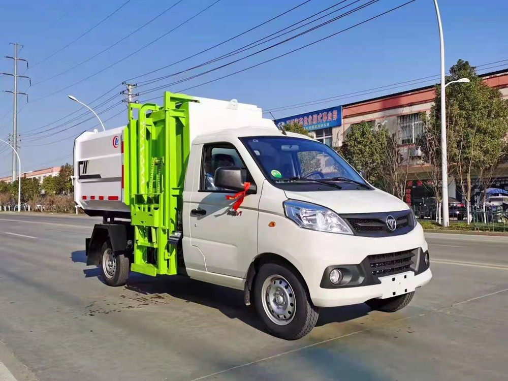 国六福田祥菱3方挂桶垃圾车 国六福田祥菱3方挂桶垃圾车