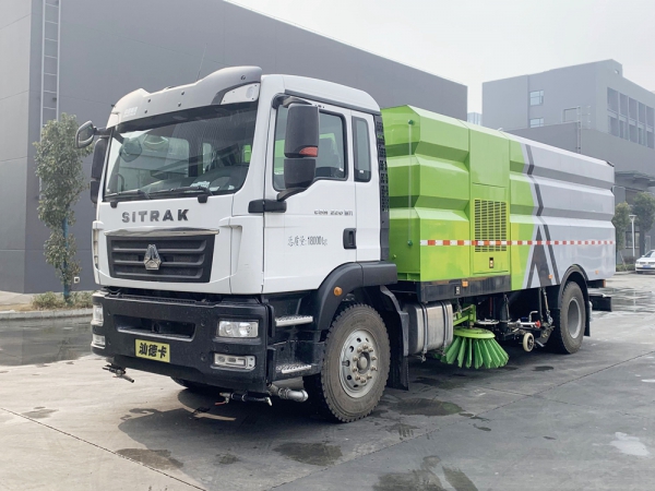 国六陕汽洗扫车